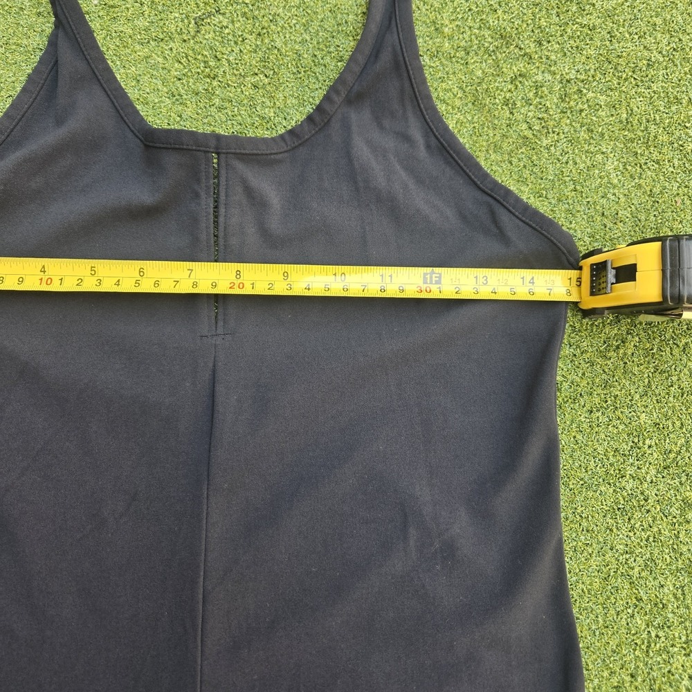 Nike Jumpsuit Women's Large Black Dri-fit Halter Sleeveless - Picture 13 of 13